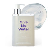 ProtoClinical k-beauty withbecon GiveMeWater Shampoo 360ml single slim gray bottle shown upright and centered on a light background
