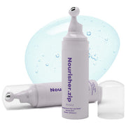 ProtoClinical k-beauty withbecon Nourisher.zip Hair Serum Ampoule 30ml in a single slim hair serum ampoule bottle, centered upright on a soft light background