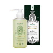 ProtoClinical k-beauty muted olive beauty product silhouette with pale blue side accents on a light background.