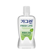 ProtoClinical k-beauty Gagreen FRESH LIME Mouthwash 750ml single upright mouthwash bottle centered on a light background