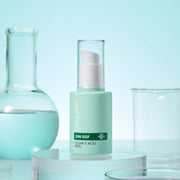 ProtoClinical k-beauty aqua cosmetic product packaging with a centered dark accent on a light background.