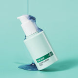 ProtoClinical k-beauty aqua and green cosmetic product packaging on a light background.