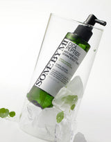 ProtoClinical k-beauty [SOME BY MI] Cica Peptide Anti Hair Loss Derma Scalp Tonic 150ml single upright scalp tonic bottle centered on a pale gray-white background with soft green side shading