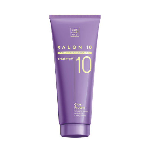 ProtoClinical k-beauty [mise en scene] Salon 10 Professional Cica Protein Treatment 215ml single upright treatment package centered on a light background