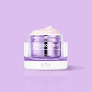 ProtoClinical k-beauty [BIO HEAL BOH] Probioderm Collagen Remodeling Cream 50ml shown as two soft purple product silhouettes on a pale lavender background