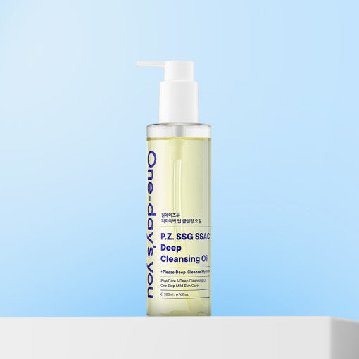 ProtoClinical k-beauty One day's you P.Z. SSG SSAG Deep Cleansing Oil 200ml single front-facing cleansing oil bottle on a clean white background.