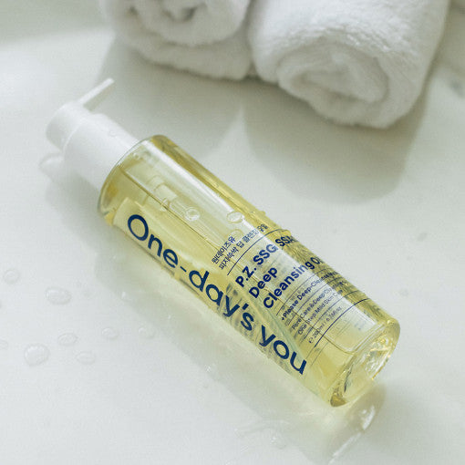 ProtoClinical k-beauty One day's you P.Z. SSG SSAG Deep Cleansing Oil 200ml single upright cleansing oil bottle with a visible front label on a clean white background.