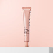 ProtoClinical k-beauty soft peach makeup swatch on a pale background.