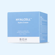 ProtoClinical k-beauty pale blue beauty product box with a soft beige base on a light background.