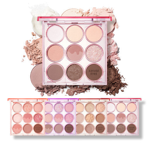 ProtoClinical k-beauty rosy grid-style beauty graphic on a light background.
