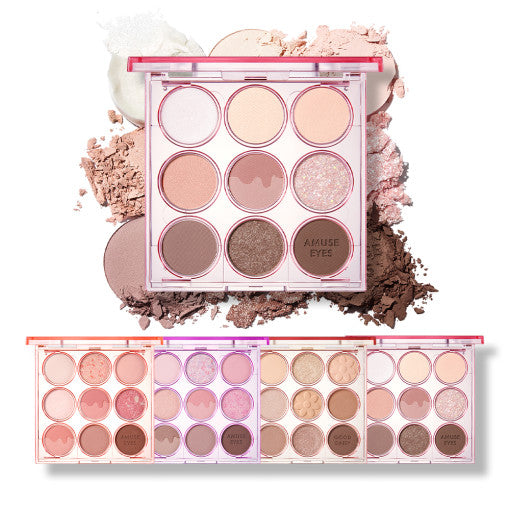 ProtoClinical k-beauty rosy grid-style beauty graphic on a light background.