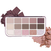 ProtoClinical k-beauty fwee More Mood Eyeshadow Palette 12g square eyeshadow palette grid with multiple soft neutral shade blocks on a light background