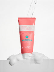 ProtoClinical k-beauty CARE ZONE Calming Relief Acne Foam 200ml single upright pink package centered on a light background with pale blue corner accents
