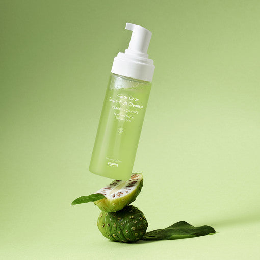 ProtoClinical k-beauty soft olive beauty graphic with a pale beige center on a light background.
