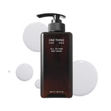 ProtoClinical k-beauty [ONE THING] FOR MEN All in One Deo Wash 500ml in a tall dark bottle shown upright on a white background