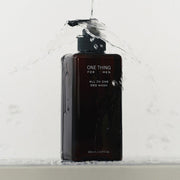 ProtoClinical k-beauty tall dark beauty bottle silhouette on a light background.