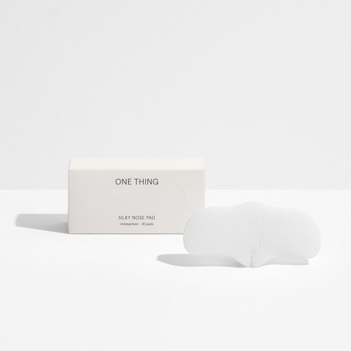 [ONE THING] Silky Nose Pad 20 pads by ProtoClinical shown in a clean k-beauty nose pad product graphic on a light background.