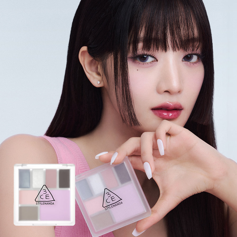 3CE ALL-ROUNDER MULTI PALETTE 9.6g by ProtoClinical shown in a square multi-palette detail image on a plain background for a k-beauty makeup routine.