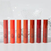 ProtoClinical k-beauty 3CE GLAZE LIP TINT 5g single lip tint package centered in a product packshot on a clean white background