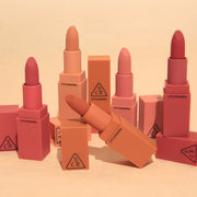 ProtoClinical k-beauty 3CE Mood Recipe Matte Lip Color 3.5g #228 RED SEVENTIES single lip color package shown in a square crop on a clean white background