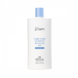 ProtoClinical k-beauty make p:rem UV Defense Me. Daily Sun Fluid 150ml shown in neutral-toned skincare packaging on a light background.