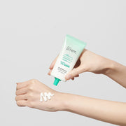 ProtoClinical k-beauty make p:rem UV Defense Me. No Sebum Sun Cream SPF50+ PA++++ 50ml shown as a single sun cream package on a clean white background.
