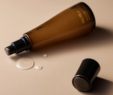 ProtoClinical k-beauty warm brown beauty detail image on a soft peach background.