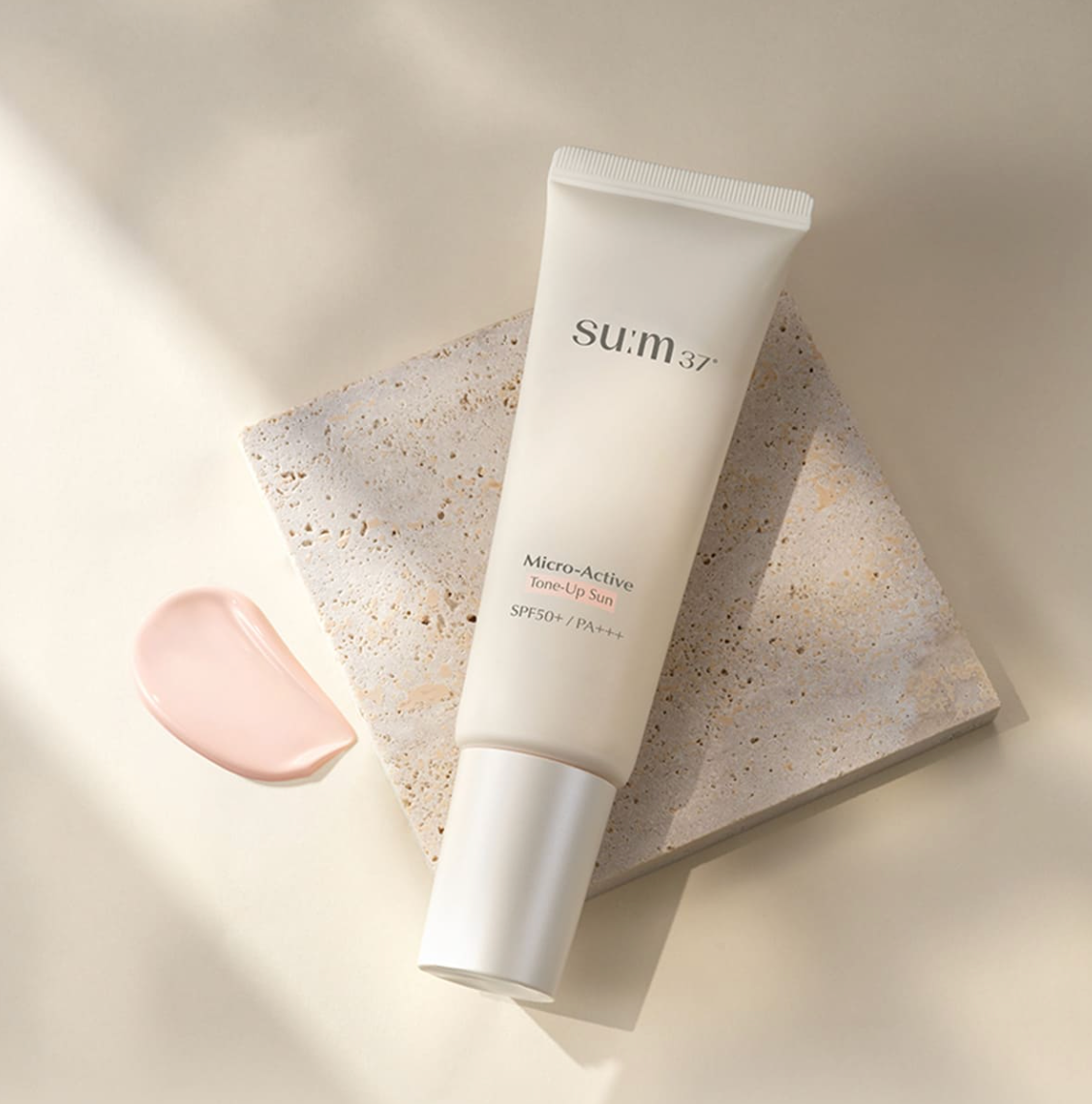 ProtoClinical k-beauty beige beauty product detail image.