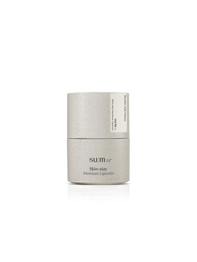 su:m37 Skin Stay Moisture Lipcerin 15ml by ProtoClinical shown in a minimal k-beauty lip care product display on a white background.