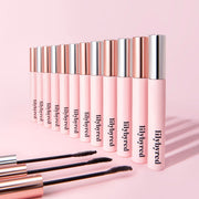 ProtoClinical k-beauty lilybyred Am9 To Pm9 Infinite Mascara single pink mascara package centered vertically on a pale pink background with a darker mauve middle band