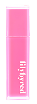 ProtoClinical k-beauty lilybyred Bloody Liar Coating Tint single vertical lip tint swatch centered in a narrow studio layout on a light background