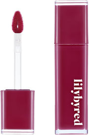 ProtoClinical k-beauty lilybyred Bloody Liar Coating Tint 4g (GROW UPPP COLLECTION) single muted plum-pink lip tint swatch centered in a tall vertical layout on a pale background
