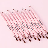 ProtoClinical k-beauty lilybyred Hard Flat Brow Pencil single slim brow pencil package centered in a square product layout on a clean white background