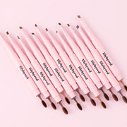 ProtoClinical k-beauty lilybyred Hard Flat Brow Pencil single slim brow pencil package centered in a square product layout on a clean white background