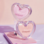 ProtoClinical k-beauty lilybyred Luv Beam Blur Cheek 4.3g single square packshot centered on a soft pink background.