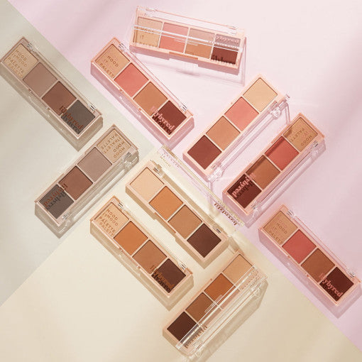 ProtoClinical k-beauty lilybyred Mood It Palette Eyeshadow single eyeshadow palette in a rectangular compact case on a clean white background