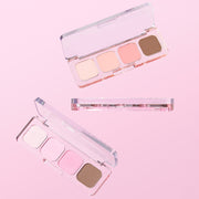 ProtoClinical k-beauty lilybyred Mood It Palette Eyeshadow 3.2g (GROW UPPP COLLECTION) single eyeshadow palette in a rectangular compact case on a clean white background