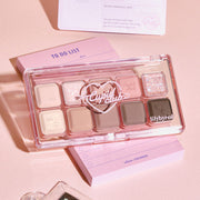 ProtoClinical k-beauty lilybyred Mood Keyboard Eyeshadow Palette shown as a soft pink eye shadow palette on a light background.