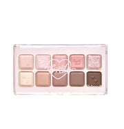 ProtoClinical k-beauty lilybyred Mood Keyboard Eyeshadow Palette shown as a soft pink eye shadow palette on a white background with pale blue corners.