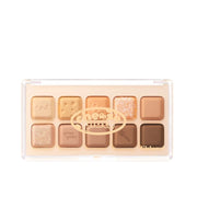 ProtoClinical k-beauty lilybyred Mood Keyboard Eyeshadow Palette shown open in warm beige and cocoa tones on a white background.