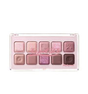 ProtoClinical k-beauty lilybyred Mood Keyboard Eyeshadow Palette shown open in soft pink and taupe tones on a white background.