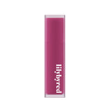 ProtoClinical k-beauty lilybyred Mood Liar Velvet Tint 4.2g single lip tint swatch in a tall vertical shape on a pale blue and white background