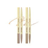 ProtoClinical k-beauty lilybyred Smiley Aegyosal Eyeliner 0.32g single light beige eyeliner package standing upright on a white background with soft pink and lavender side shading