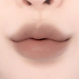 ProtoClinical k-beauty lilybyred Smiley Lip Blending Stick 0.8g single lip swatch in a wide horizontal band on a pale cream background