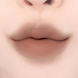 ProtoClinical k-beauty lilybyred Smiley Lip Blending Stick 0.8g single lip swatch in a wide horizontal band on a pale cream background
