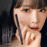 ProtoClinical k-beauty lilybyred Starry Eyes Am9 to Pm9 Slim Gel Eyeliner single eyeliner package centered on a pale gray background with soft white side shading