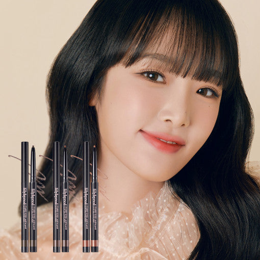 ProtoClinical k-beauty lilybyred Starry Eyes Am9 to Pm9 Slim Gel Eyeliner single eyeliner package centered on a pale gray background with soft white side shading