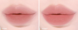 ProtoClinical k-beauty lilybyred Sweet Liar Milky Tint 4g two rosy lip tint swatches stacked vertically on a pale cream background