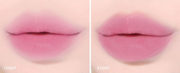 ProtoClinical k-beauty lilybyred Sweet Liar Milky Tint 4g two rosy lip tint swatches stacked vertically on a pale cream background