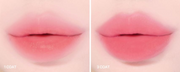 ProtoClinical k-beauty lilybyred Sweet Liar Milky Tint 4g two mauve-pink lip tint swatches stacked vertically on a pale cream background